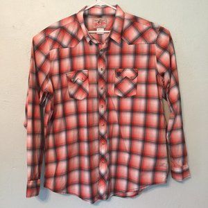 Wrangler MV1398M Western Snap Shirt L Sleeve 2XL